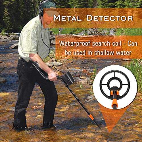 VISLONE Metal Detector High Sensitivity Handheld Underground Metal Detector Digital Display Underground Gold Silver Copper Diamond Detecto Metal Search Instrument Kit with Headphone - Thumbnail 6
