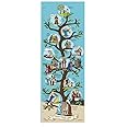 Bible Family Tree & Timeline Poster, (39" x 14") Christian History & Art for Church Homeschool Or Sunday Bible School