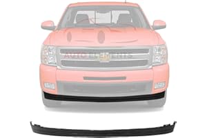 AUTOELEMENTS Front Bumper Lower Valance Deflector Extension Textured Black For 2007-2013 Chevrolet Silverado 1500 Direct Replacement 25821880