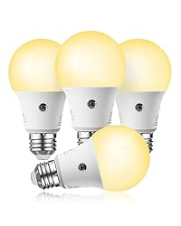 EDISHINE Dusk to Dawn Light Bulbs Outdoor, A19 LED