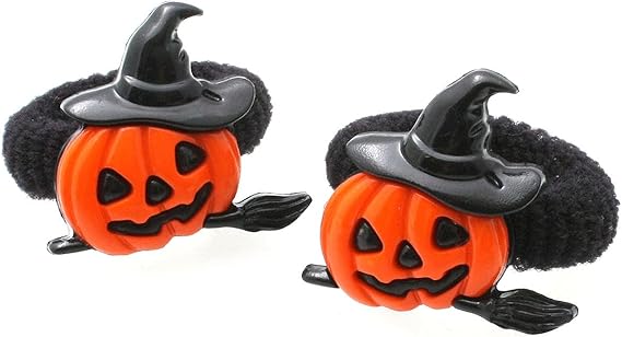 Amazon Co Jp ヘアゴム パイルゴム ベビー キッズ 子供 女の子 ハロウィン ジャック ミニサイズ 2個セット C 09 おもちゃ
