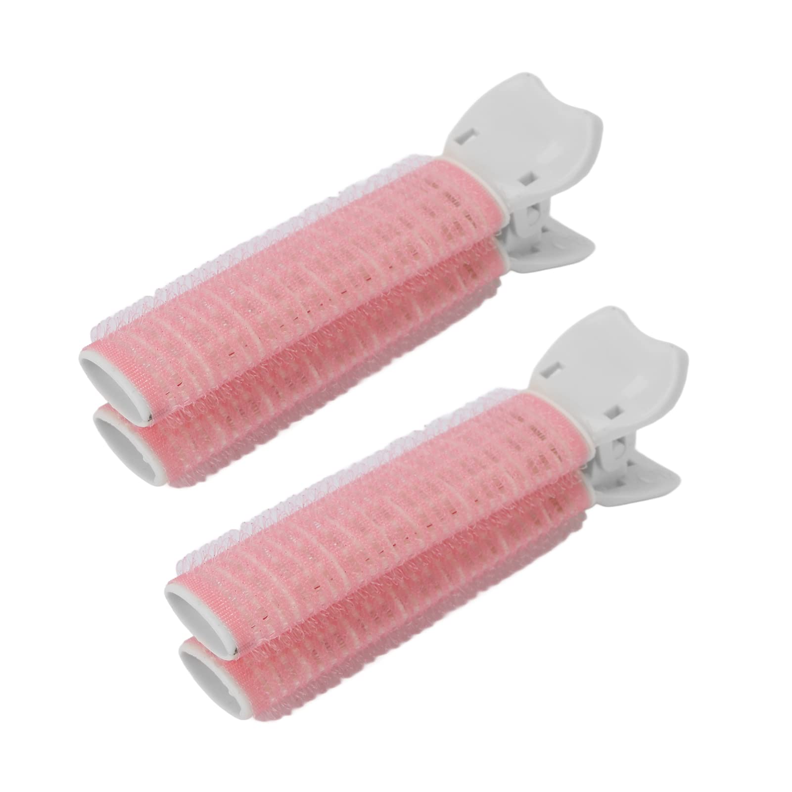 Hair Rollers Volumizing Curlers Root Clips, 2pcs Natural Fluffy Hair Volumizing Clips Hair Volume Roller Curler Clip, Women Girls Volumizing Hair Root Clips Bangs Styling Tool(pink)