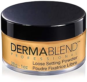 Dermablend Setting Powder, Loose Powder for Finishing and Setting Makeup, Mattifying Finish and Shine Control