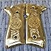 Limited Edition Beretta Grips 92 92F 92G FS 92SB 96 M992 M9 Grips Metal Gold Plated