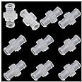 ITROLLE 10PCS Female Luer Joint, Syringe Adaptor, Female Luer Syringe to Syringe Transfer Joint Luer Lock to Luer Lock Connector Syringe Adapter