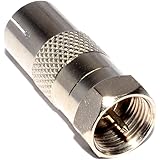 kenable RF Female Socket to F Type Screw Male Plug Adapter Converter