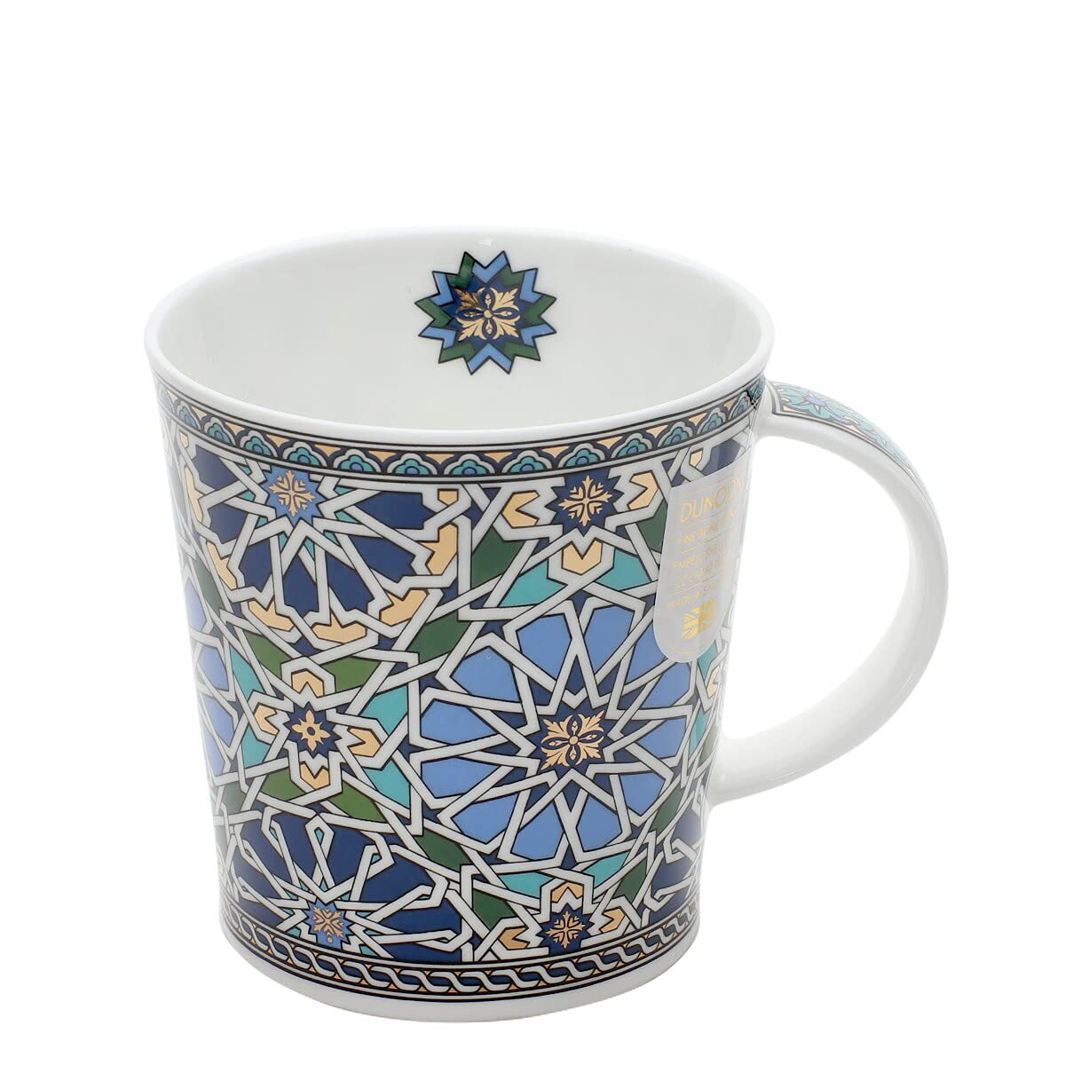 Dunoon Bone China Sheikh Mandala Tattoo (Pale Blue)