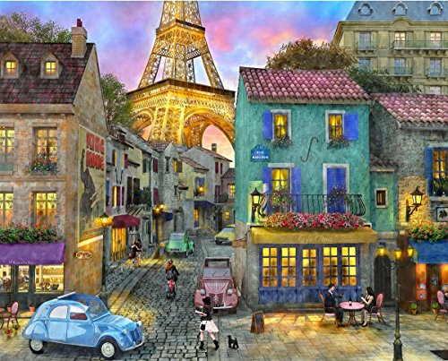 Springbok Puzzles 43-36038 Alzheimer & Dementia Jigsaw Puzzles - Eiffel Magic - Jigsaw Puzzle - Large 23.5
