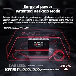 FiiO KA15 Headphone Amplifier Portable DAC with