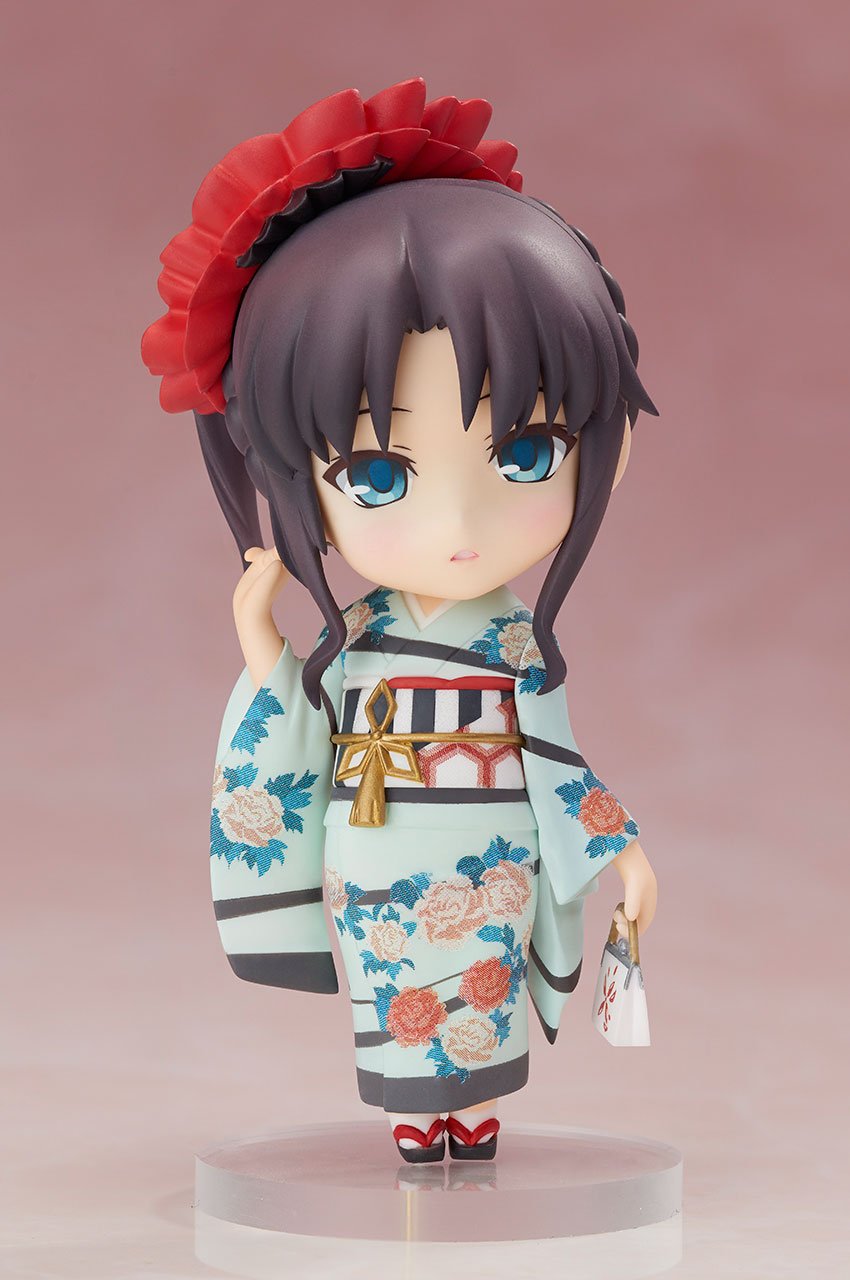 Fate/ Stay Night Chara Forme PVC Statue Rin Tohsaka Kimono Version 10 cm Aniplex
