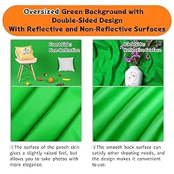 10x10ft Greenscreen Background Streaming Backdrop
