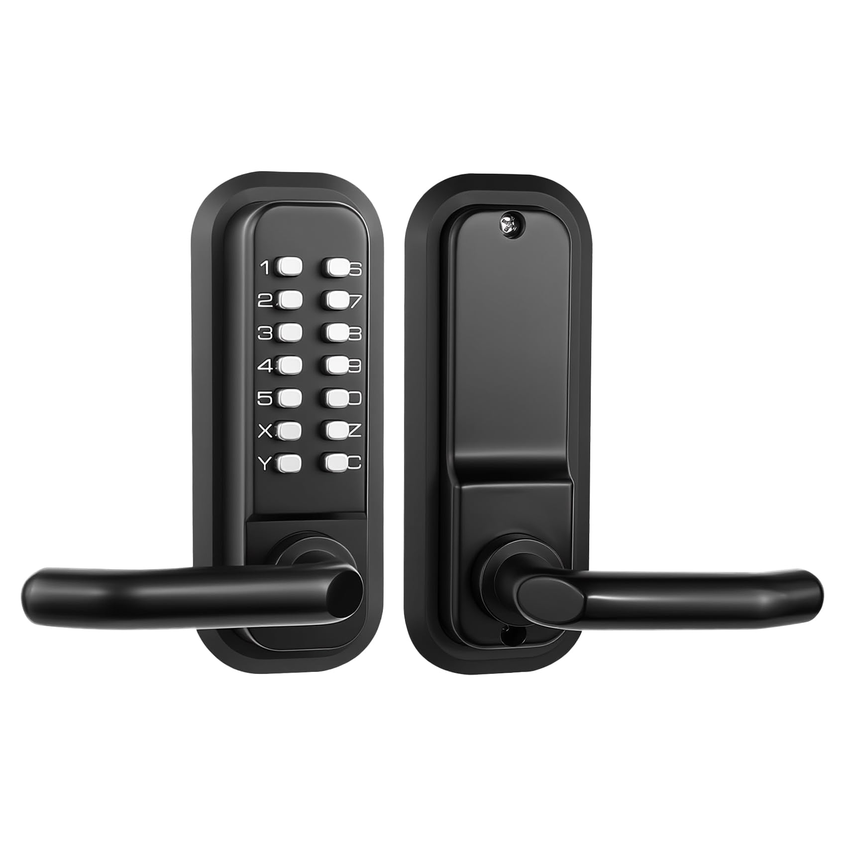 Photo 1 of **PARTS ONLY** Upgraded Gen-3 Mechanical Door Lock with Handle,Waterproof Outdoor Keyless Gate Lock with Keypad,for Bedroom,Garden,Yard, Warehouse Doors and Various Other Indoor and Outdoor Doors