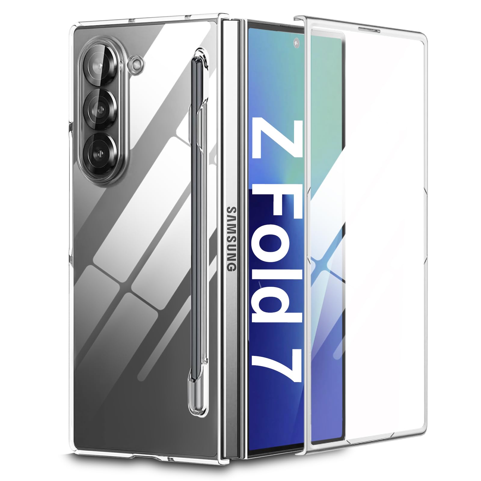ZOZDOKG for Samsung Galaxy Z Fold 7 Case with S Pen
