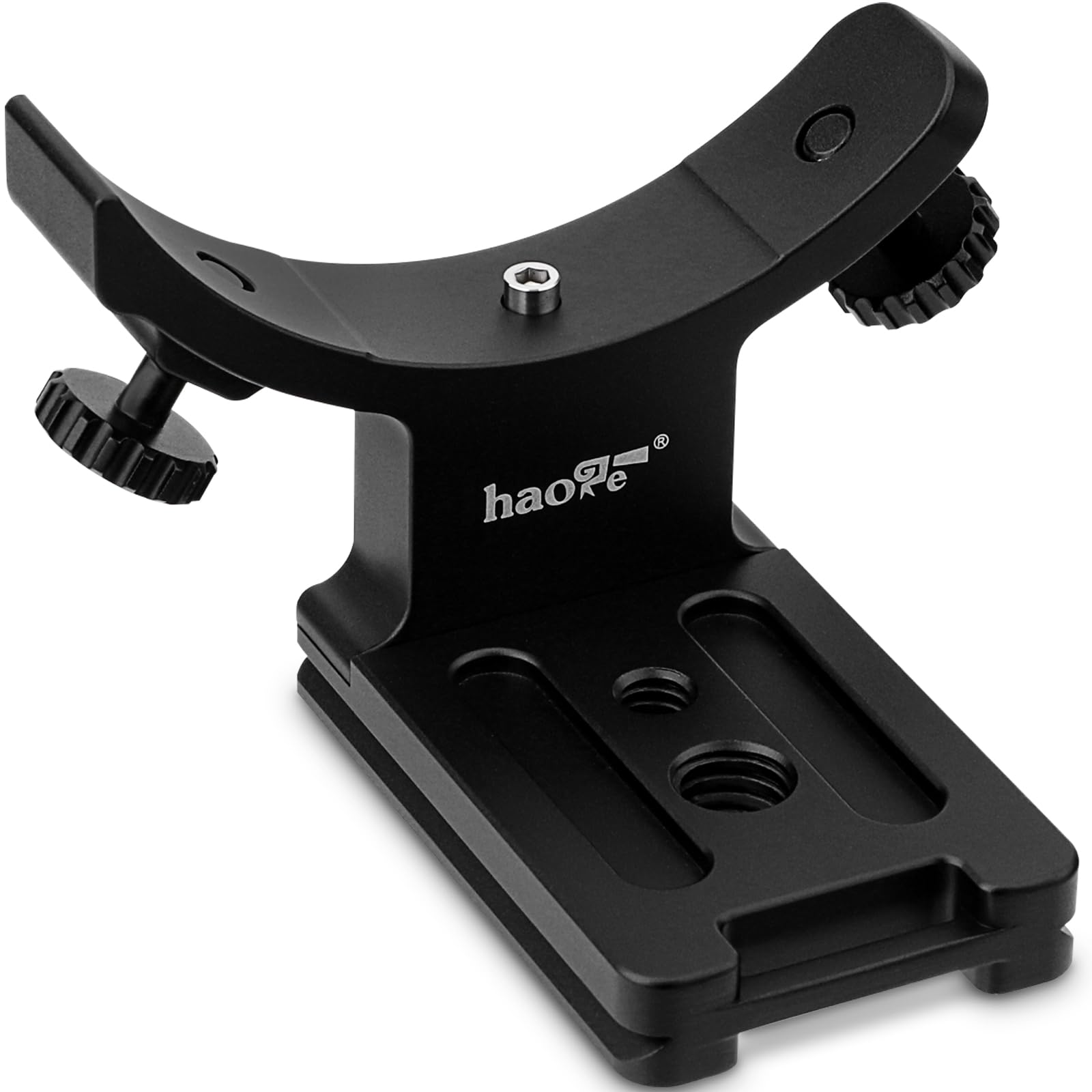 Haoge LMR-XF140 Lens Collar Replacement Foot Tripod Mount Ring for Fujifilm Fuji Fujinon XF 100-400mm F4.5-5.6 R LM OIS WR XF100-400mmF4.5-5.6 Lens built-in Arca Swiss Type Quick Release Plate