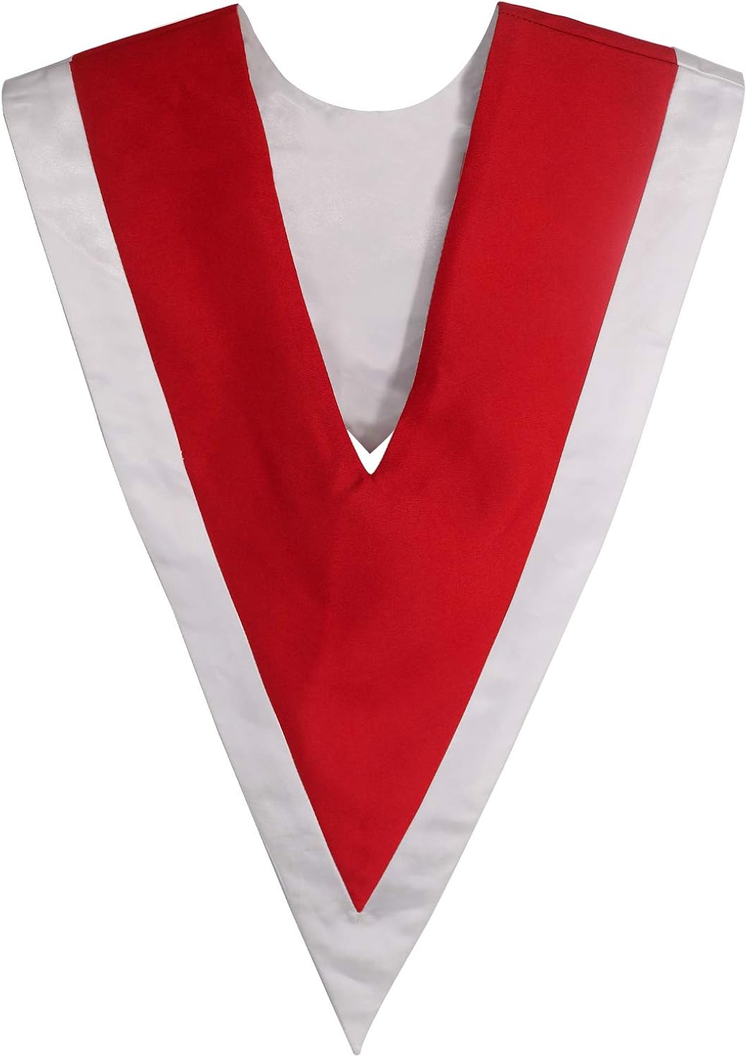 IvyRobes Unisex Reversible V Shape Choir Stole with Border Royal Blue/White: Clothing