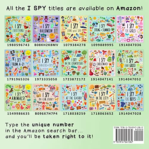 I Spy Outside!: A Fun Guessing Game for 2-5 Year Olds (I Spy