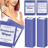 Dyrfolm 200 Pcs Underarm Deodorant Wipes,Travel Deodorant Wipes,Individually Wrapped Antiperspirant Wipe,Sweat Body Wipe for Women Men Adults Sports Travel Essentials (Purple)