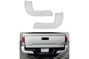Autoholic Rear Bumper Cap Fit for Tacoma 2016 2017 2018 2019 2020 2021 2022 2023 White 040