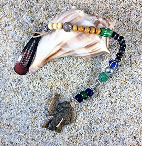Pirate Hair Beads with Elephant Pendant