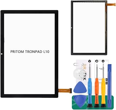 SRJTEK 10.1" Touch Screen Digitizer for Pritom TronPad L10 Tablet Replacement