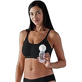 Bravado Designs Basics Hands Free Pumping & Nursing Bra, Wireless 2-in-1 Seamless Maternity Breastfeeding, Breast Pump Bra