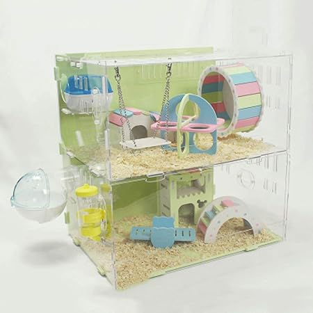 double hamster cage