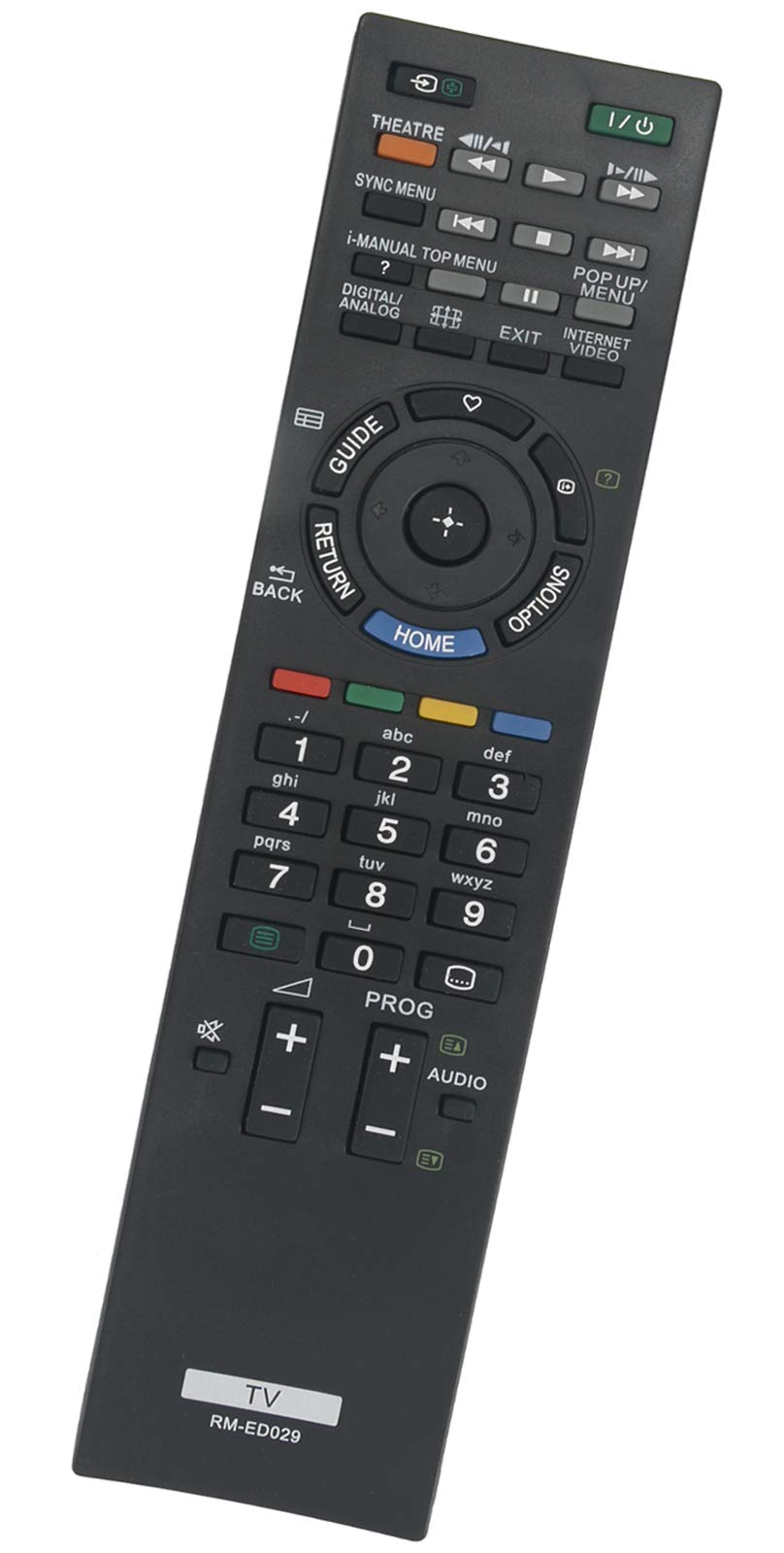 ALLIMITY RM-ED029 sub RM-ED044 RM-ED045 Remote Control Replace for Sony Bravia TV KDL-22EX320 KDL-24EX320 KDL-24EX325 KDL-26EX302 KDL-26EX320 KDL-32CX523 KDL-32EX320 KDL-32EX420