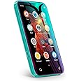 TIMMKOO 72GB MP3 Player with Bluetooth, 4.0" Full Touchscreen Mp4 Mp3 Player with Speaker, Portable HiFi Sound Music Player with Bluetooth, Voice Recorder, E-Book, Supports up to 512GB TF Card (Blue)
