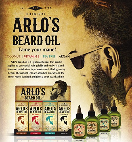 Arlo's Beard Oil with Tea Tree Oil, 2.5 Fluid Ounce