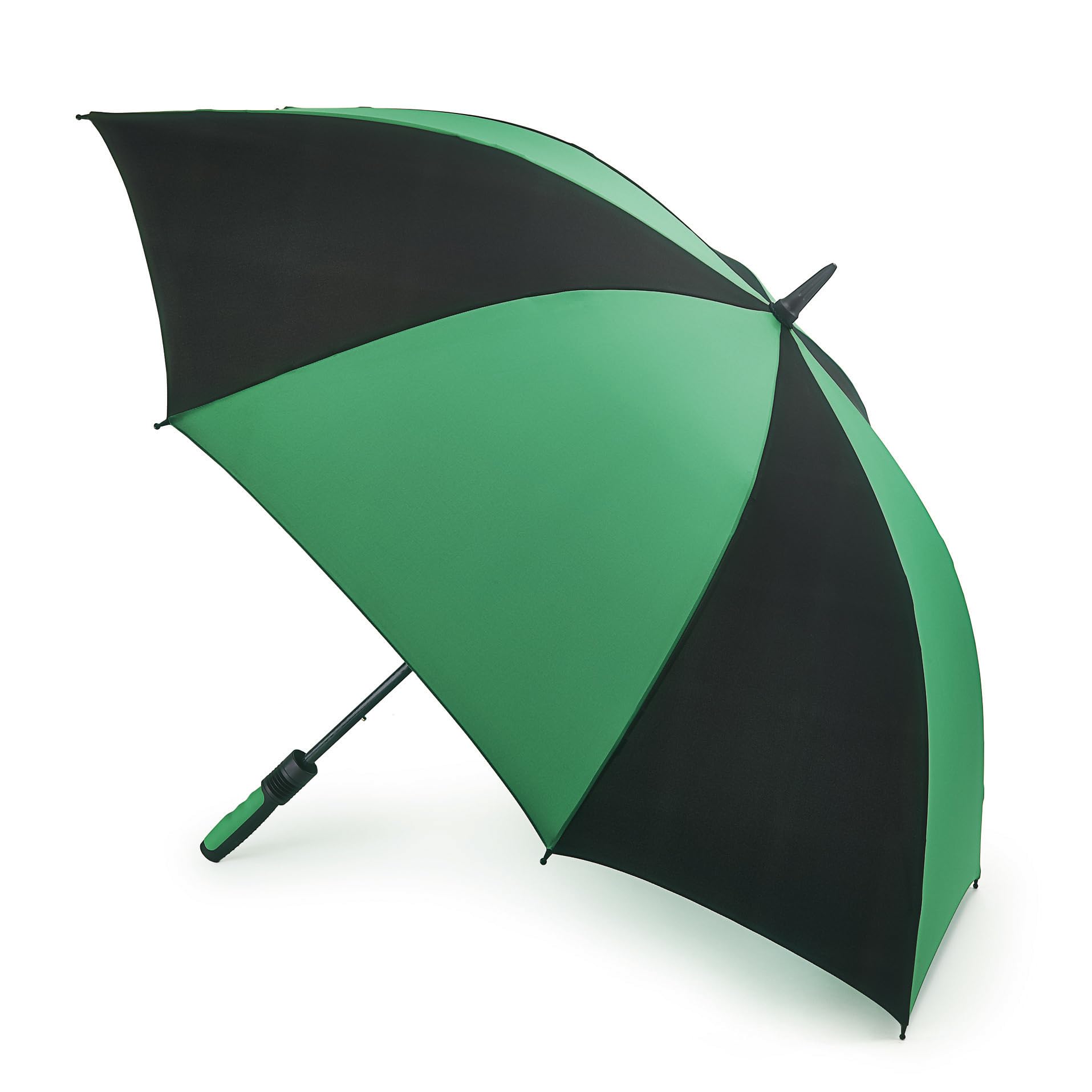 Fulton Cyclone Performance Golf Umbrella, Black/Green, Supersize Canopy