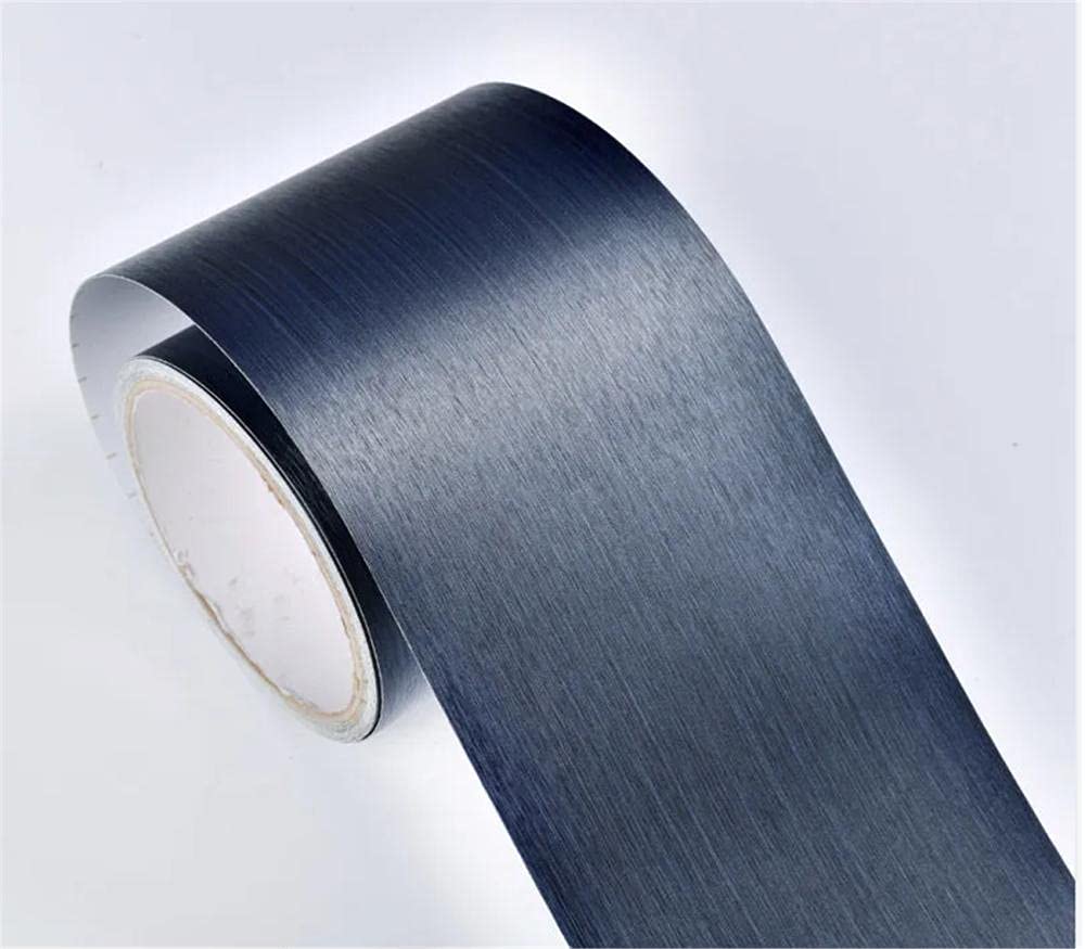 Dostear Wall Borders Peel and Stick Wallpaper Border Window Trim Molding Mirror Frame Kit Wall Panel Bulletin Board Borders Navy Blue 10 X 500cm