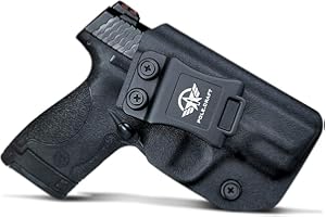 POLE.CRAFT M&P Shield 9MM Holster IWB Kydex Holster Fit: Smith & Wesson M&P Shield Plus / M2.0 / M1.0-9mm/.40 S&W 3.1" Barrel Pistol- Inside Waistband