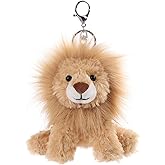 Apricot Lamb Cute Toys Plush Yellow Lion Stuffed Animal Soft Keychain for Kids Bag, Purse, Backpack, Handbag