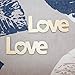 MagiDeal 10pcs Love Letter Sign Wooden Craft Shapes Wedding Decoration Scrapbooking Embellishments