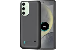 RUNSY Battery Case for Samsung Galaxy S24+ / S24 Plus, 5000mAh Rechargeable Extended Battery Charging Charger Case, Add 100% 