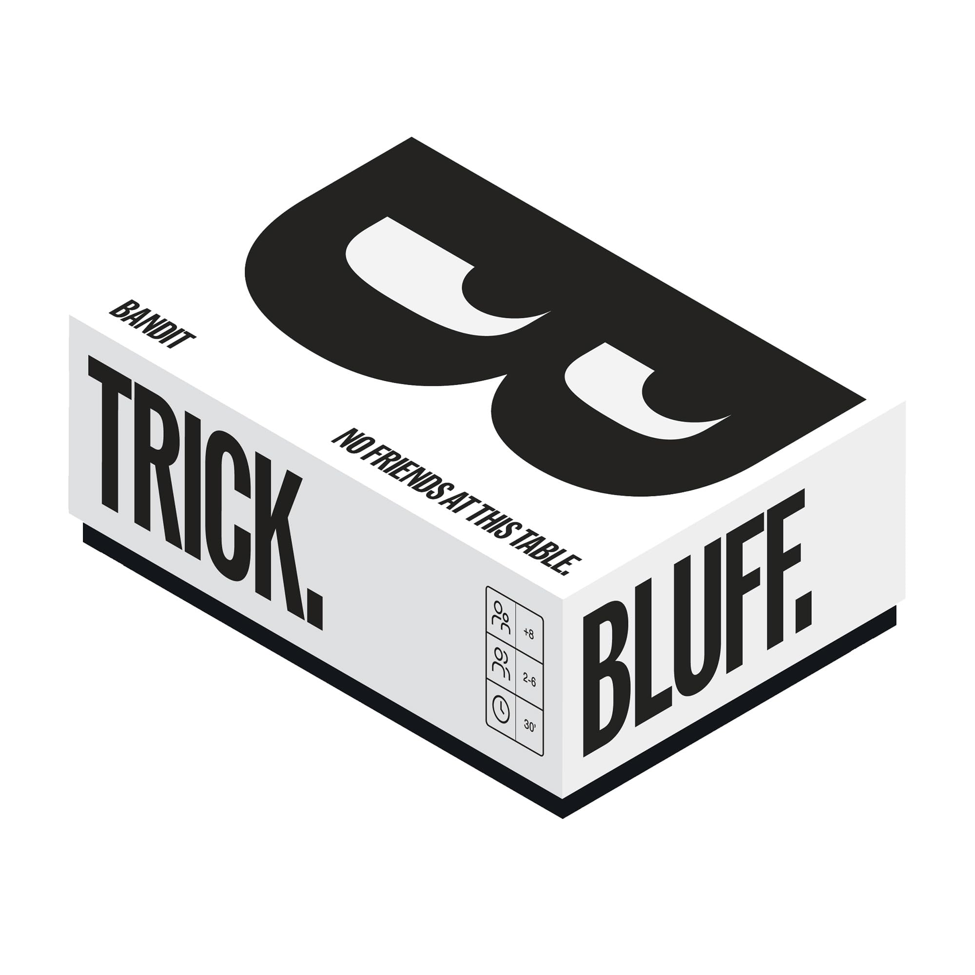 BANDIT – The Family Card Game with Playing Cards for Adults and Kids – Strategy, Memory and Bluff – 2 to 6 Players – Fast and Fun – Compact Format – Ideal for Travel, Game Night and Gifts