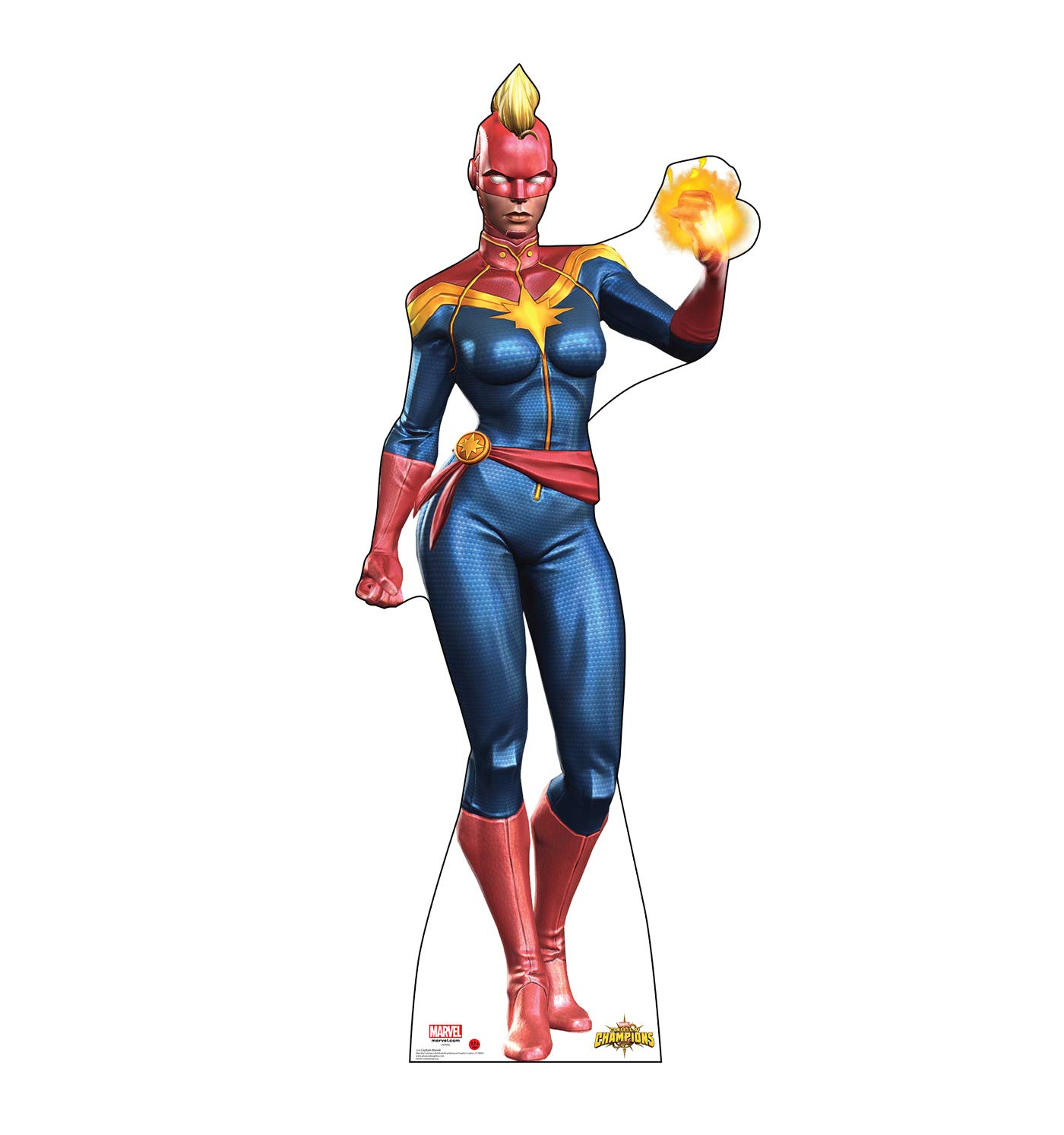 Advanced Graphics Captain Marvel Life Size Cardboard Cutout