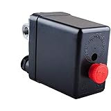 Secbolt Pressure Switch Manifold Regulator Gauges Air Compressor Pressure Switch Control Valve 90 120psi American Pattern Amazon Com