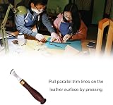 BAOMUMAYE Leather Edger Multifunction Edge Beveler High Low Foot DIY Craft view 4