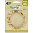 Artistic Wire 10 Gauge Tarnish Resistant Brass Craft Jewelry Wrapping Wire, Gold Color, 5 ft