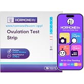 HORMONElife Ovulation Test Strips, LH Ovulation Tests 15 Count | Track Ovulation Patterns And Fertility Timing With Convenient At-Home LH Hormone Testing