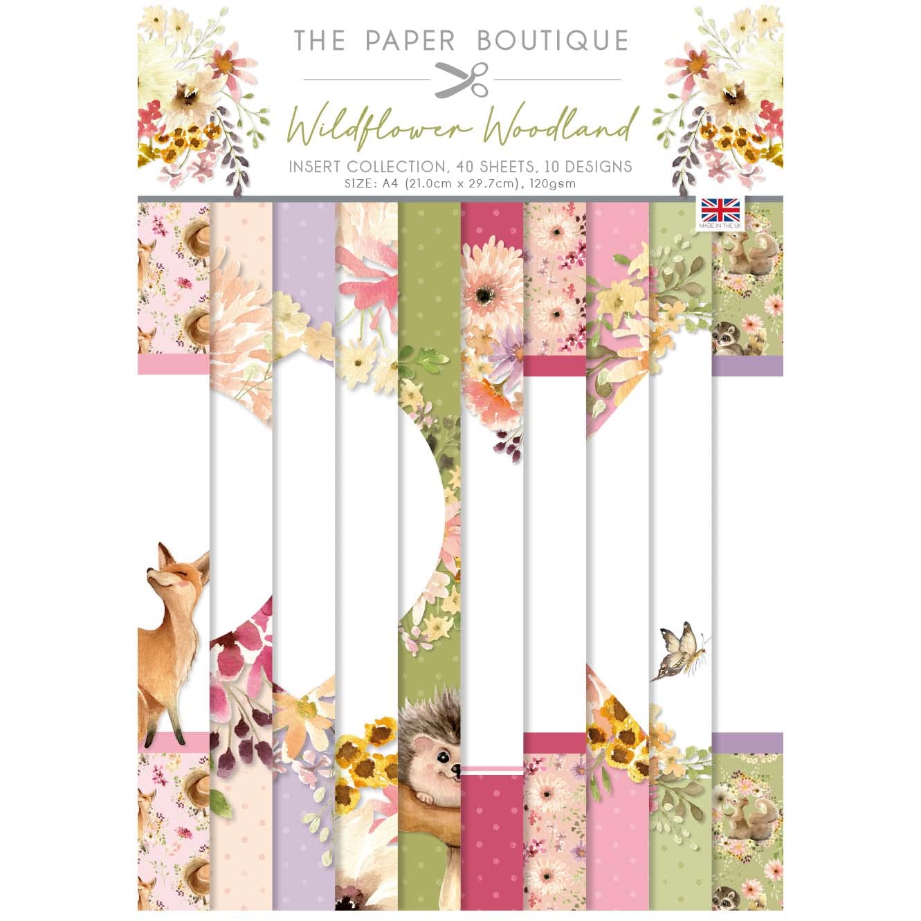 The Paper Boutique Wildflower Woodland - Inserts