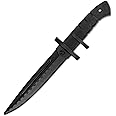 Master BladesUSA 3201 - Martial Arts Rubber Training Knife - 12.25-inches Overall, Black Rubber Blade w/ Pointed Tip, Safe for Self Defense, Cosplay, Martial Arts