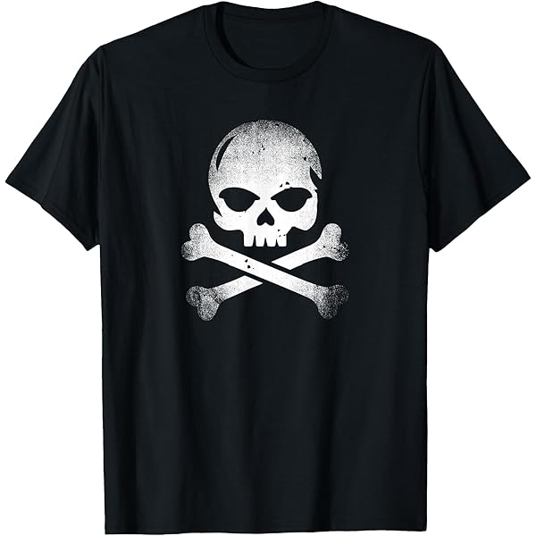 Amazon.com: Jackass Devil Horns Skull & Crossbones Logo T-Shirt