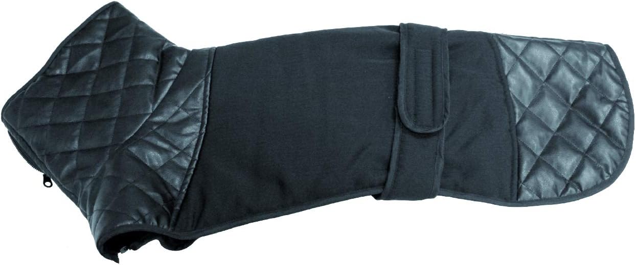 Croci C7274734 Greyhound Dog Jacket, Leather, 60 cm