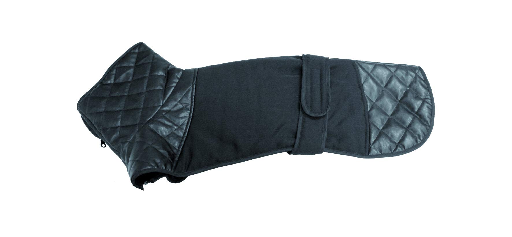 Croci C7274873 Greyhound Dog Jacket, Leather, 70 cm