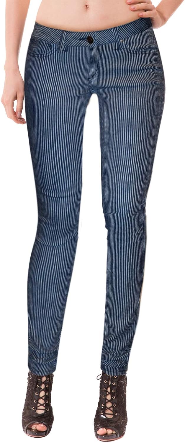 Hybrid & Company Womens Super Comfy Stretch Denim 5 Pockets Jeans