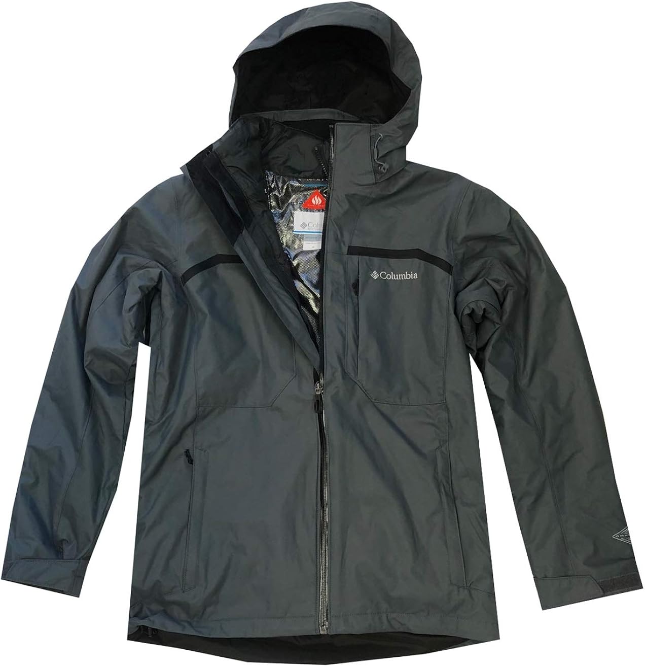 Columbia Mens Nordic Point II Omni-Heat Interchange 3 in 1 Jacket: Amazon.ca: Clothing & Accessories