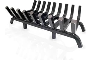 Grate Wall of Fire Model TG-36 Heavy Duty Fireplace Grate - 1¼" Solid Steel Construction, 36" Wide, High-Efficiency and Ultra-Durable for Indoor and Outdoor Fireplaces - 130 lbs - Made in USA