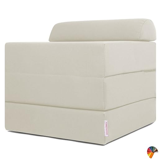 title=Arketicom SLEEPING CUBE Pouf Letto Singolo Totalmente Sfoderabile 60x60x45 /